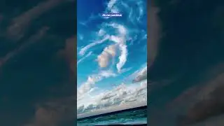Mavi gökyüzü #shorts #gökyüzü #sky #clouds #sea #blue