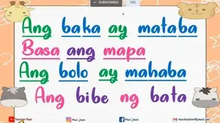 Magbasa Tayo Matutong bumasa/ Pagbasa ng salitang may dalawang pantig/ Magsanay at matutong bumasa