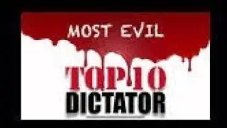 Top 10 Most Evil Dictators of All Time in order of kill count #worldstat131