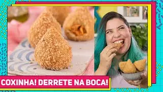 COXINHA QUE DERRETE NA BOCA | Massa incrível e fácil feita de Mandioca | RM 681