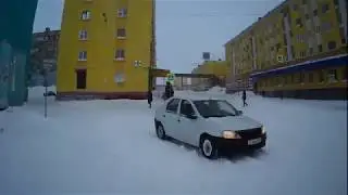 Дудинка прогулка по ул Горького