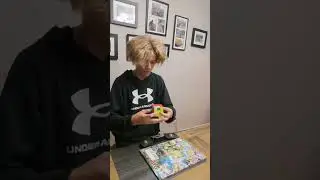 rubik's cube solved in 9.41 seconds