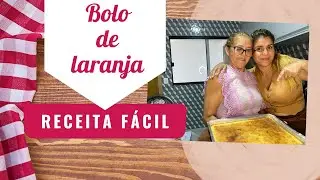 Bolo cremoso de laranja fácil, rápido e com poucos Ingredientes