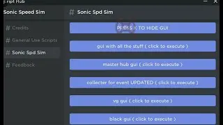 Arceus X || Sonic Speed Simulator || All Script In 1 Download