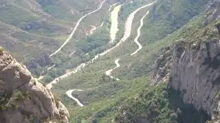 Монастырь Монсеррат.  Панорама