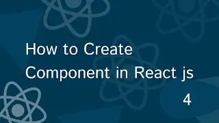 Full React Tutorial #4 -How to Create Component in React js