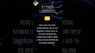 Python Libraries - Most popular Libraries for Python