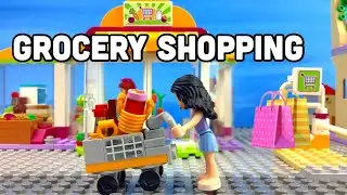 LEGO FRIENDS GROCERY STORE [stop motion] lego friends supermarket stop motion|stop motion animation
