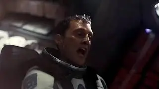Interstellar docking scene with First Man's landing soundtrack