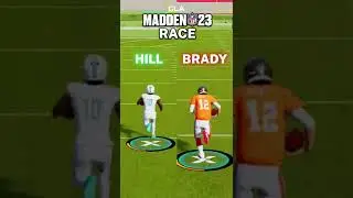 Tyreek Hill vs. Tom Brady - Madden 23 Race