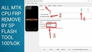 All MTK CPU FRP LOCK REMOVE USED SP FLASH TOOL & FIRMWARE 2020