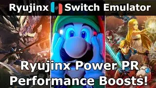 Performance Boosts from Ryujinx POWER PR! | 3 Games Tested | Ryujinx Switch Emulation