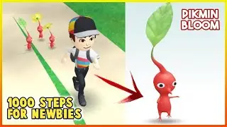Pikmin bloom tips and tricks for newbies, challenges 1000 steps