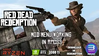 RPCS3 v.27 | Red Dead Redemption | MOD Menu Enabled (Links in Description)
