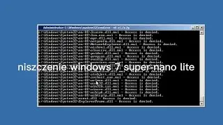 niszczenie windows 7 super-nano lite