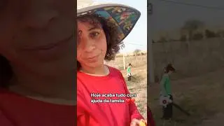 Hoje veio todos na chácara.