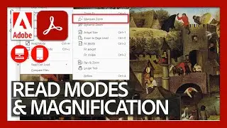 Magnification & Read Modes | Acrobat DC for Educators