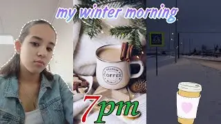 My winter morning ||  Моё реальное зимнее утро * держусь из последних сил *🌅