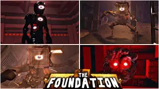 Doors The Foundation All Jumpscares & Entities [Full Walkthrough] - Roblox