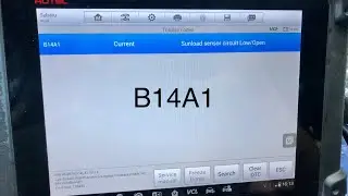 Sunload Sensor Circuit Low/Open | How To Clear B14A1 Code