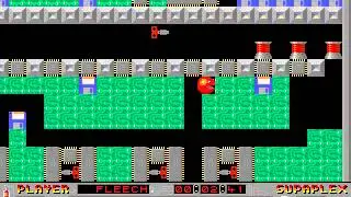 Supaplex: Original Levels: Level 73: One Way