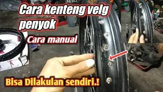 Cara benerin velg jari jari yang penyok / cara manual