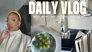 vlog | shopping haul, what I eat in a day, dating, etc | Faceovermatter