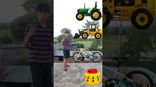 Gullak to Tracktor - Jcb - Cycle - Scooter - vfx magical video #shortsfeed #comedy #funny