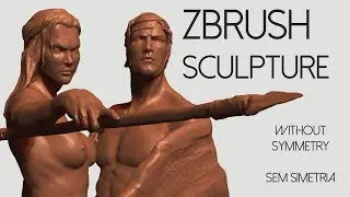Escultura - Zbrush [Sem simetria]