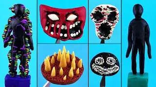Scary Monsters from Roblox DOORS 😬 Roblox Doors Hotel from plasticine ► Figurines Modeling OK