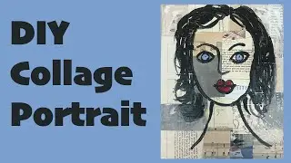 Collage Portrait - Portrait Drawing Tutorial for Beginners - Art Curriculum for Elementary Students