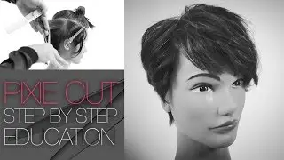 How to cut The Tyra Banks Pixie Haircut  - Step by Step - Q & Haircut