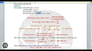 How to correct Shrunk Scale | Numerical Solution
