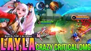 NEW LAYLA BEST BUILD AND EMBLEM 2024!! ~ BUILD TOP GLOBAL 2024 GAMEPLAY!!! - Mlbb