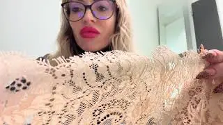H&M - Tryon Haul Transparent skirt and tight-fitting dresses 