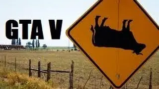 GTA V - COW TIPPING (Stealing)