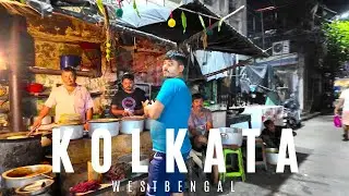 【India Walk】Night Walk Through Esplanade | Kolkata | 2024
