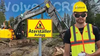 RESTORING AN OLD TIMBER STORAGE AREA || VOLVO ECR145
