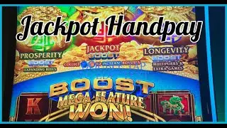 Jackpot Handpay-Fu Dai Lian Lian Peacock@palmslasvegas