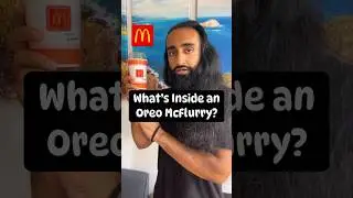 What’s Inside an Oreo McFlurry from McDonald’s? Trash #mcflurry #mcdonalds #fastfood