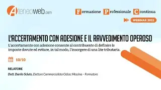 L'accertamento con adesione e il ravvedimento operoso.