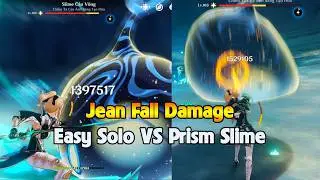 Jean Fall Damage Easy Solo VS Prism Slime Achievements Guide Local Legends Frost Moon