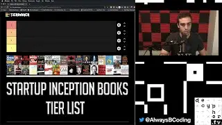 Startup Inception Books Tier List