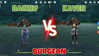 Baizhu vs Kaveh Burgeon Teams Gameplay Comparisons & Showcases! Which One is Better Burgeon Driver??
