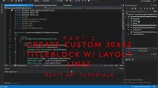 Revit API - Create Custom 30x42 Titleblock - Part 2