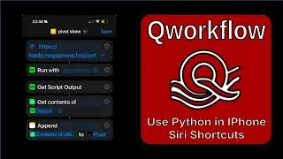Using Python in Siri Shortcuts