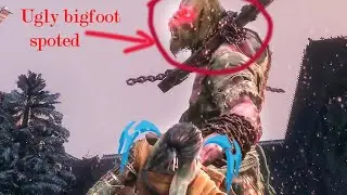 Lee samurai vs an ugly Bigfoot ,Hindi/Urdu commentary