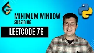 LeetCode 76  Minimum Window Substring   python