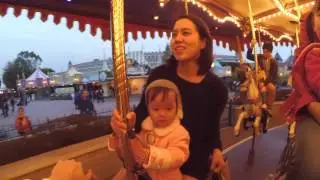 Miu Miu and carousel HongKong Disneyland