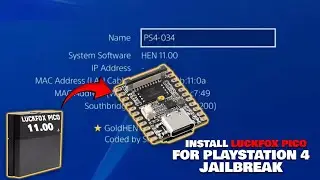 How to jailbreak ps4 on 11.00 with luckfox pico Mini b